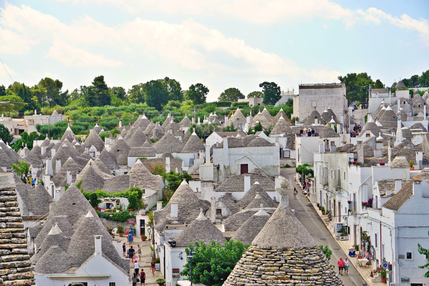 Vista dei Trulli dal Belvedere