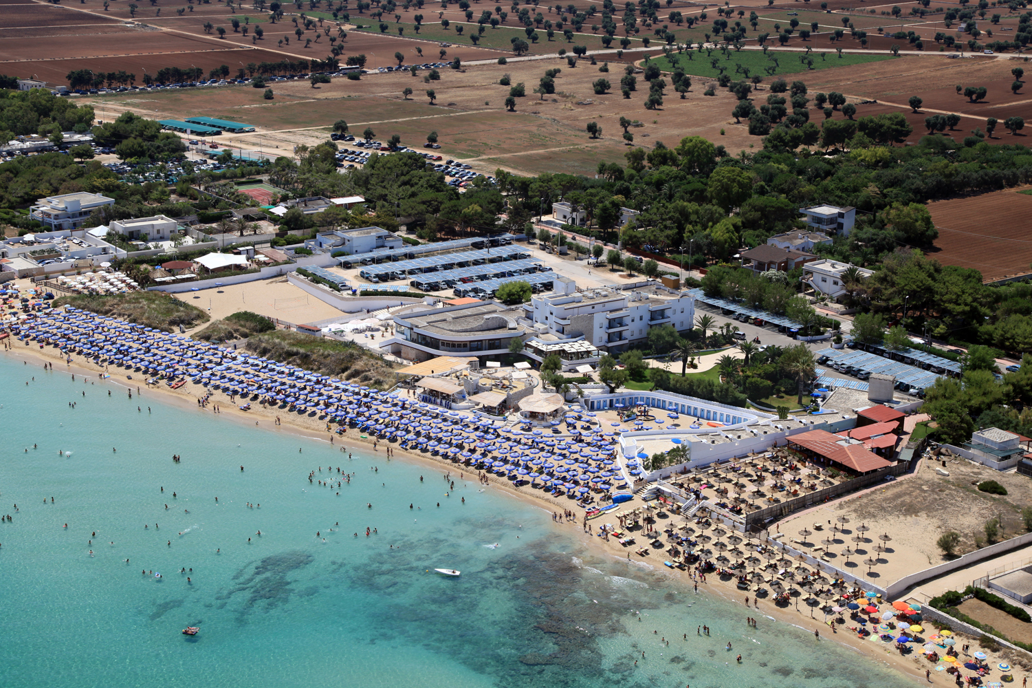 Uno dei tanti lidi del Capitolo a Monopoli